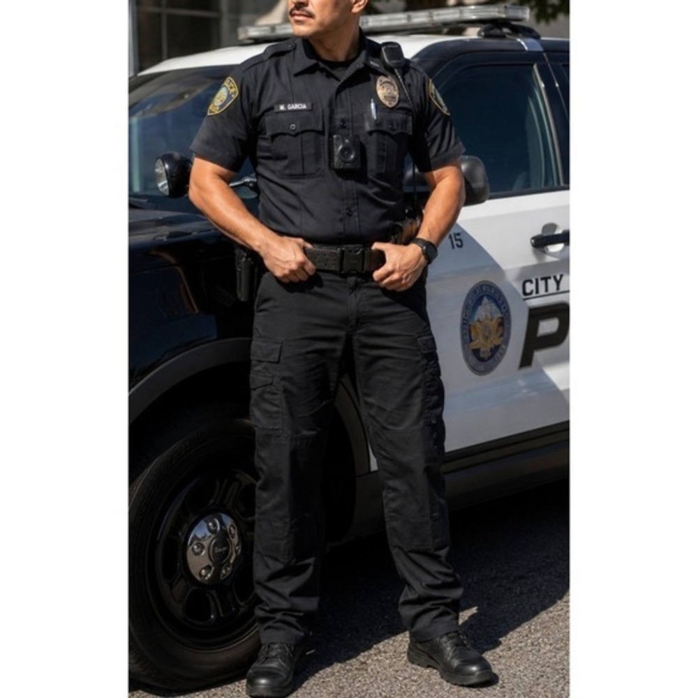 Tru-Spec Mens Tactical Cargo Pants‎ Black Ripstop 40x34 Work Outdoor Trousers